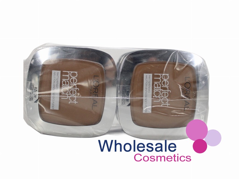 6 x L'Oreal Perfect Match Super Blendable Powder - 8DW GOLDEN CAPPUCINO